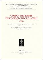Corpus dei papiri filosofici greci e latini. Testi e lessico nei papiri di cultura greca e latina. Vol. 2/2: Sentenze di autori noti e «Chreiai»