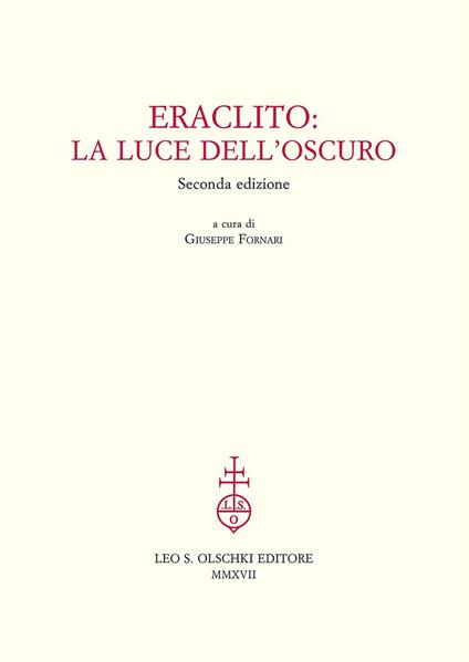 Eraclito. La luce dell'oscuro - copertina