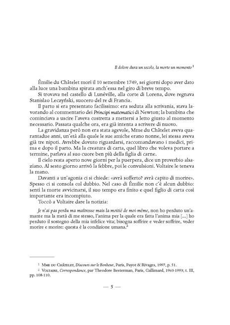 La felicità di una donna. Émilie du Châtelet tra Voltaire e Newton - Silvana Bartoli - 2