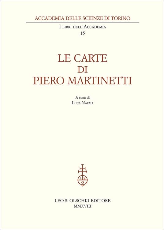 Le carte di Piero Marinetti - copertina