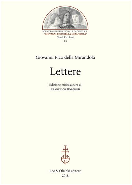 Lettere - Giovanni Pico della Mirandola - copertina