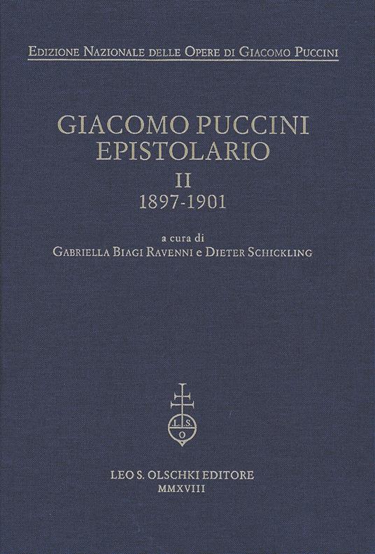 Giacomo Puccini. Epistolario. Vol. 2: 1897-1901 - copertina