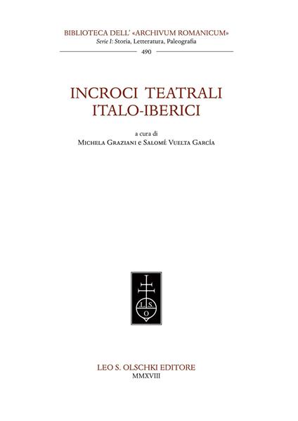 Incroci teatrali italo-iberici - copertina