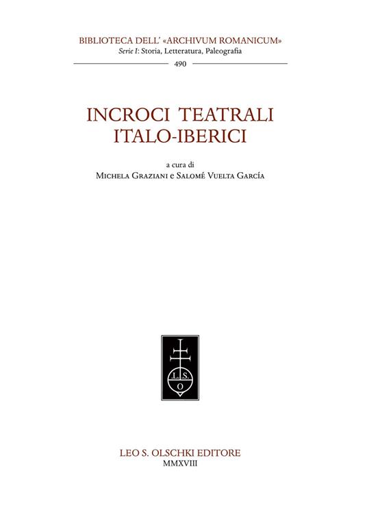 Incroci teatrali italo-iberici - copertina