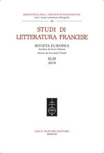 Studi di letteratura francese (2018). Vol. 63