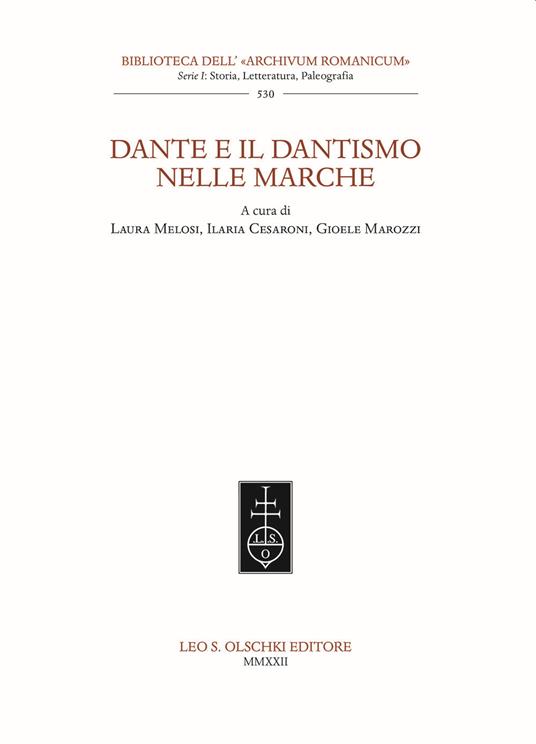 Dante e il dantismo nelle Marche - copertina
