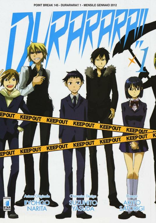 Durarara!!. Vol. 1 - Ryohgo Narita,Suzuhito Yasuda - copertina