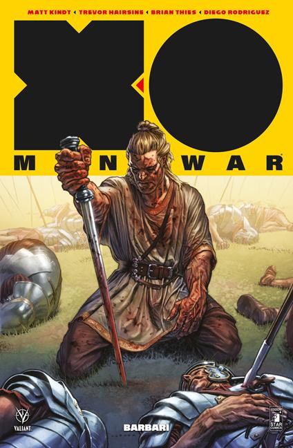 X-O Manowar. Nuova serie. Vol. 5: Barbari - Matt Kindt - copertina