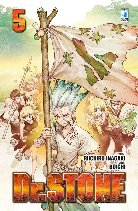 Dr. Stone. Vol. 5 - Riichiro Inagaki - copertina
