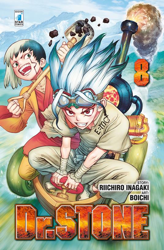 Dr. Stone. Vol. 8 - Riichiro Inagaki - copertina