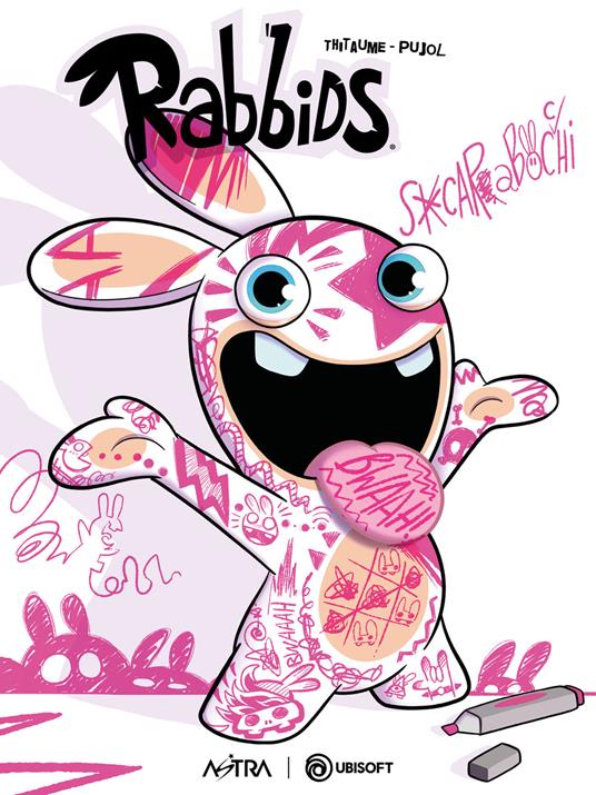 Scarabocchi. Rabbids. Ediz. variant - Thitaume - copertina