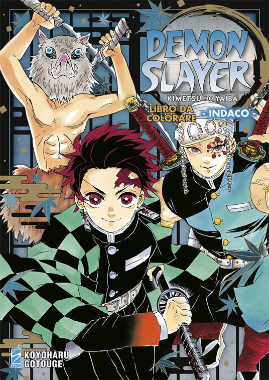 Demon slayer. Kimetsu no yaiba. Libro da colorare. Ediz. indaco - Koyoharu Gotouge - copertina