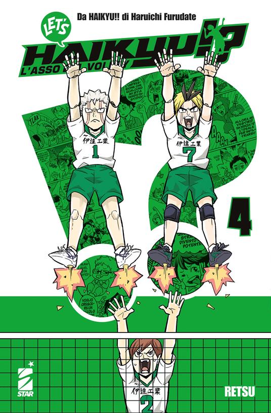 Let's haikyu!? L'asso del volley. Vol. 4 - Haruichi Furudate - copertina