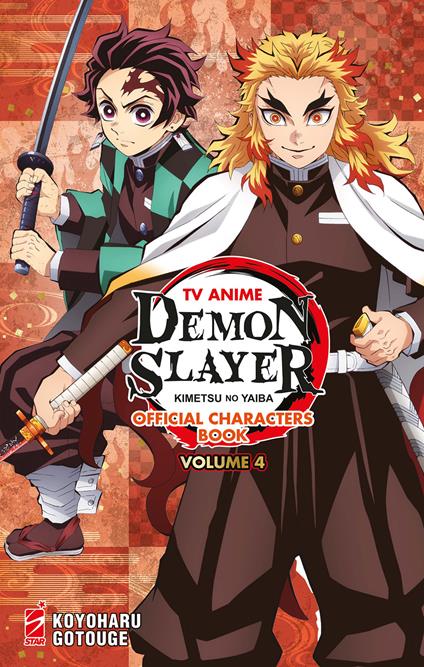 TV anime Demon slayer. Kimetsu no yaiba official characters book. Con Adesivi. Con Poster. Vol. 4 - Koyoharu Gotouge - copertina