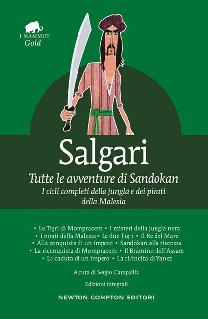 Tutte le avventure di Sandokan. Ediz. integrale - Emilio Salgari - copertina