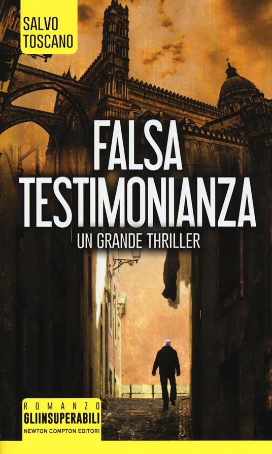 Falsa testimonianza - Salvo Toscano - copertina