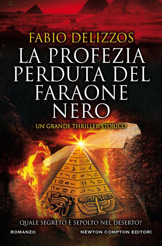 La profezia perduta del faraone nero - Fabio Delizzos - copertina