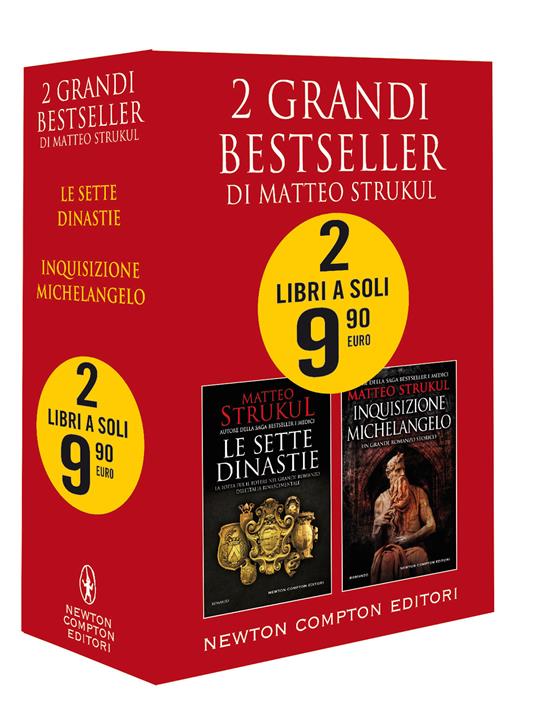 2 grandi bestseller di Matteo Strukul: Le sette dinastie-Inquisizione Michelangelo - Matteo Strukul - copertina