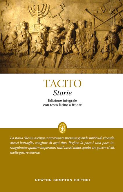 Storie. Ediz. integrale - Publio Cornelio Tacito - copertina
