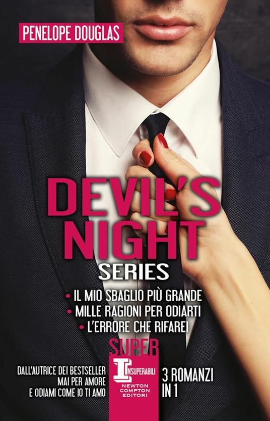 Devil’s night series: Il mio sbaglio più grande-Mille ragioni per odiarti-L’errore che rifarei - Penelope Douglas - copertina