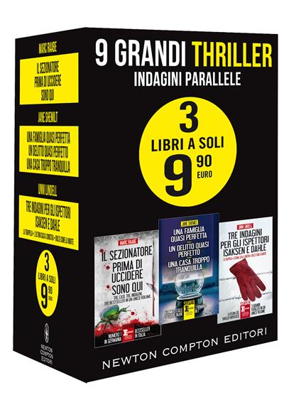 9 grandi thriller. Indagini parallele - Marc Raabe,Jane Shemilt,Unni Lindell - copertina