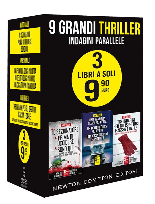 9 grandi thriller. Indagini parallele - Unni Lindell,Marc Raabe,Jane Shemilt - copertina