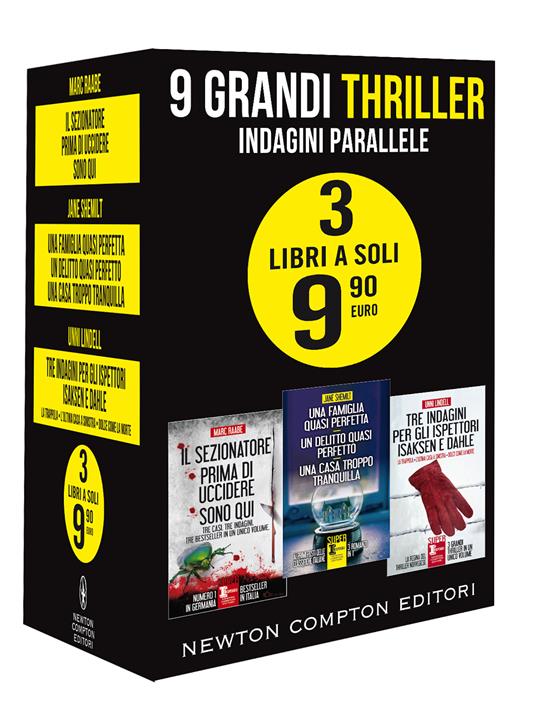 9 grandi thriller. Indagini parallele - Marc Raabe,Jane Shemilt,Unni Lindell - copertina