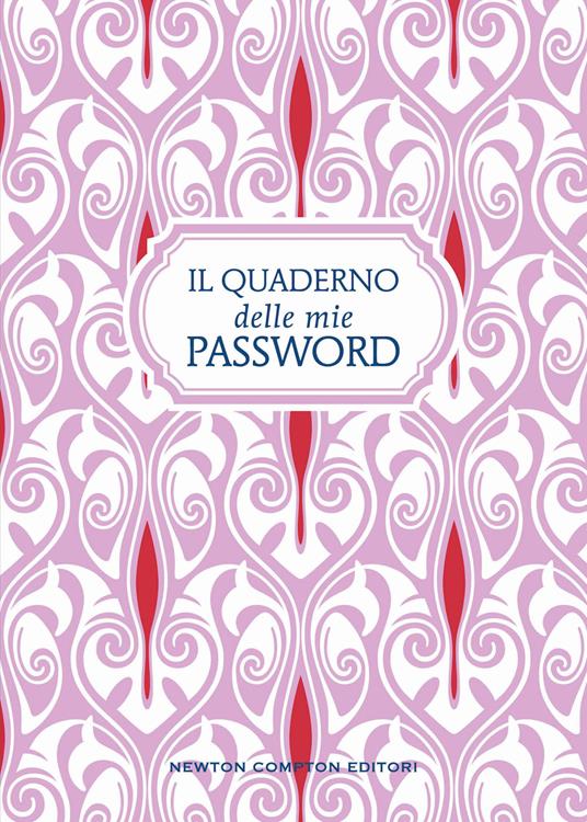 Il quaderno delle mie password - copertina