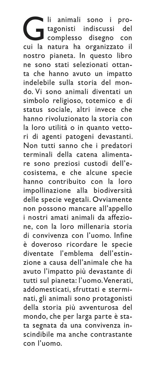 La storia del mondo in 80 animali. Dal pipistrello al gatto, dalla balena al topo: tutti i segreti e le curiosità che avresti voluto sapere ma non hai mai osato chiedere - Ippolita Douglas Scotti - 2