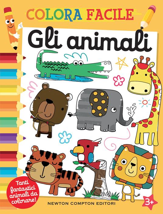 Colora facile. Gli animali - copertina