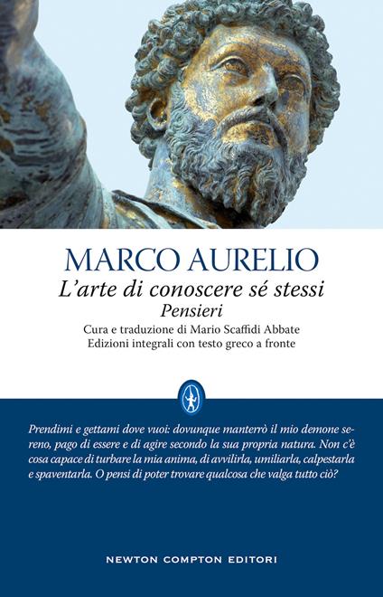 L' arte di conoscere se stessi. Pensieri. Testo greco a fronte - Marco Aurelio - copertina