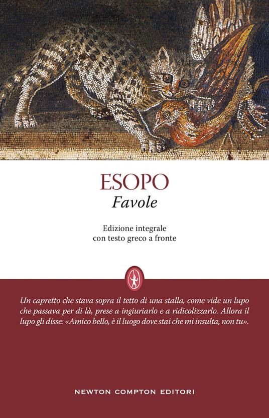 Favole. Testo greco a fronte. Ediz. integrale - Esopo - copertina