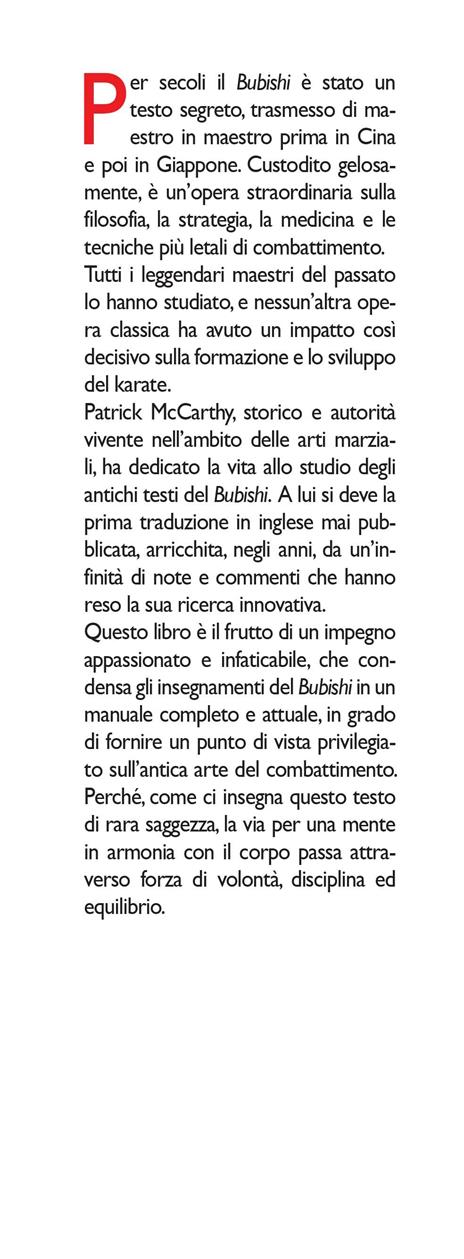 Bubishi: l'antica arte orientale di combattere. Storia, disciplina, tecniche e filosofia: il karate come stile di vita - Patrick McCarthy - 2