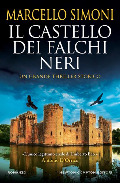 Il castello dei falchi neri - Marcello Simoni - copertina