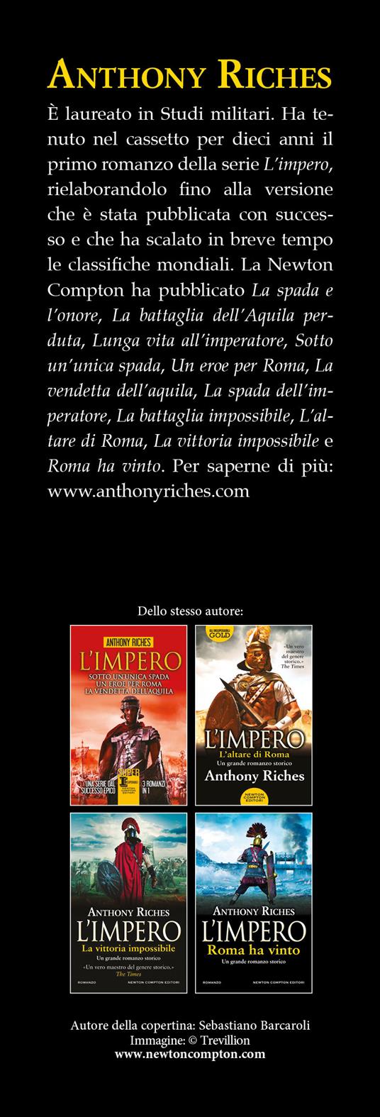 La vendetta del gladiatore. L'impero - Anthony Riches - 3