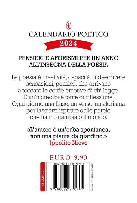 Calendario poetico 2024 - 2