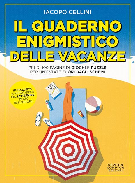 Il quaderno enigmistico delle vacanze - Iacopo Cellini - copertina