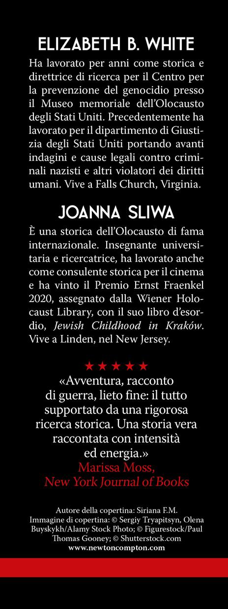 La lista di Josephine. La storia vera e mai raccontata della donna ebrea che ingannò i nazisti per salvare migliaia di prigionieri dai campi di concentramento - Elizabeth B. White,Joanna Sliwa - 3