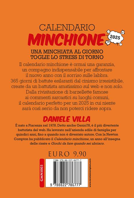 Calendario minchione 2025 - Daniele Villa - 2