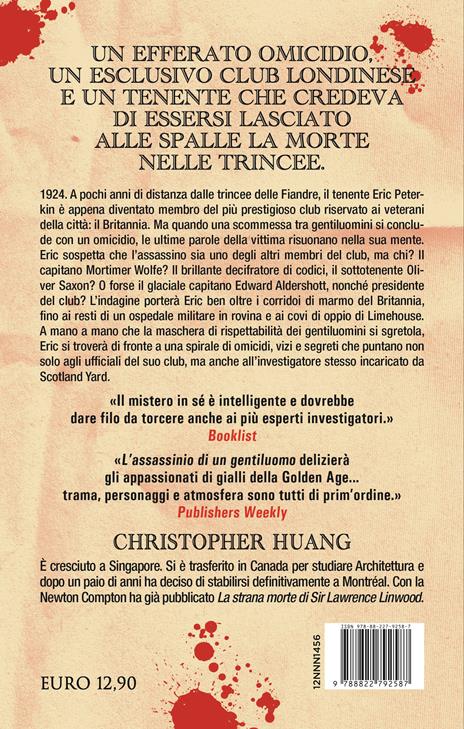 L'assassinio di un gentiluomo - Christopher Huang - 2