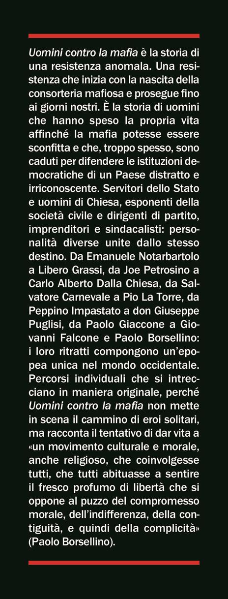 Uomini contro la mafia. Da Boris Giuliano a Carlo Alberto Dalla Chiesa, da Giovanni Falcone a Paolo Borsellino: storie di eroi in lotta contro la criminalità organizzata - Vincenzo Ceruso - 2
