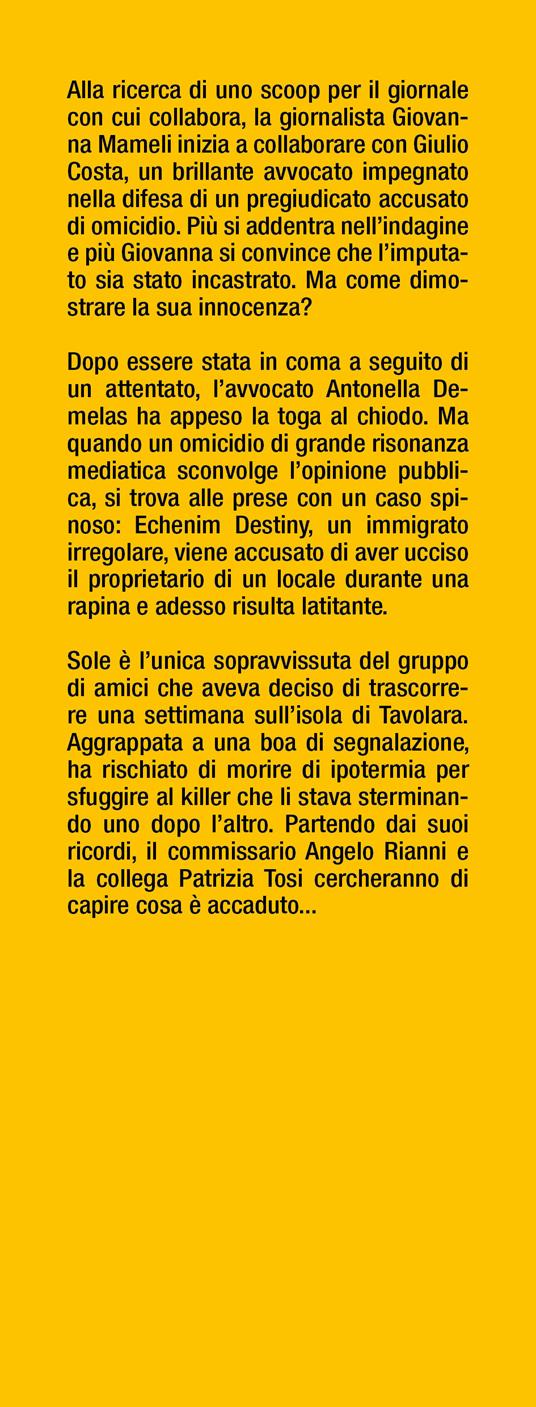 Inviato a giudizio-Il quarto testimone-Il mistero di Tavolara - Paolo Pinna Parpaglia - 2