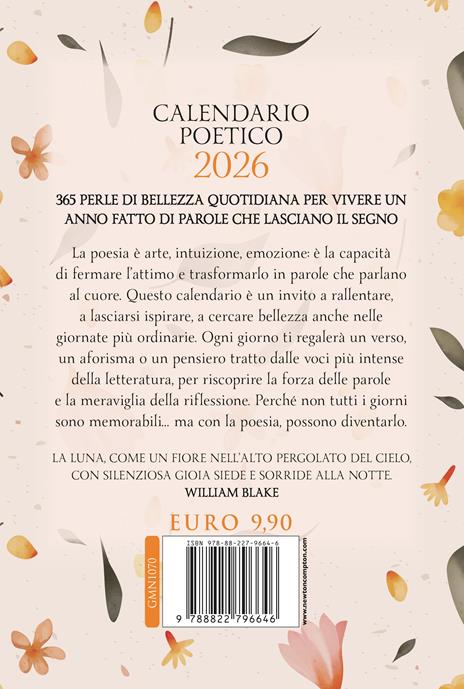Calendario poetico 2026 - 2