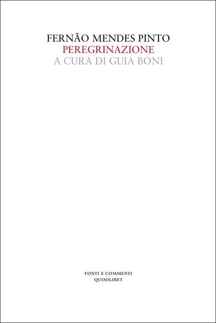Peregrinazione. Ediz. integrale - Fernão Mendes Pinto - copertina