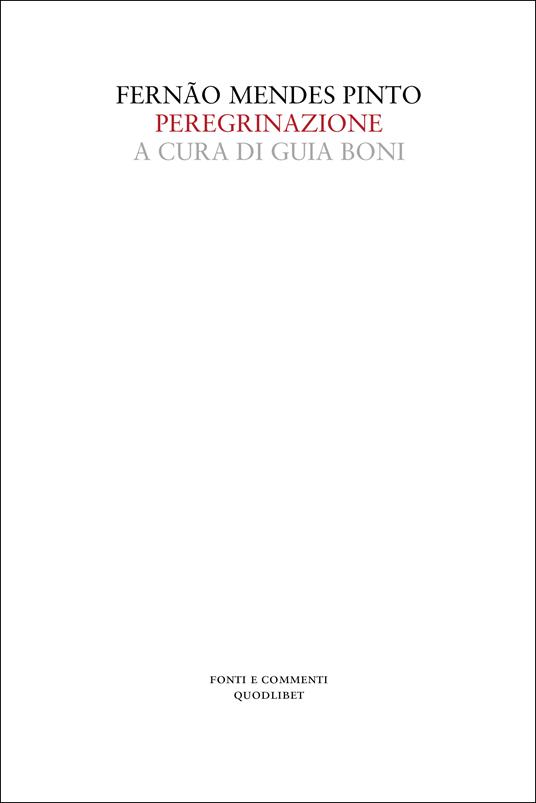 Peregrinazione. Ediz. integrale - Fernão Mendes Pinto - copertina