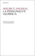 La personalità giuridica