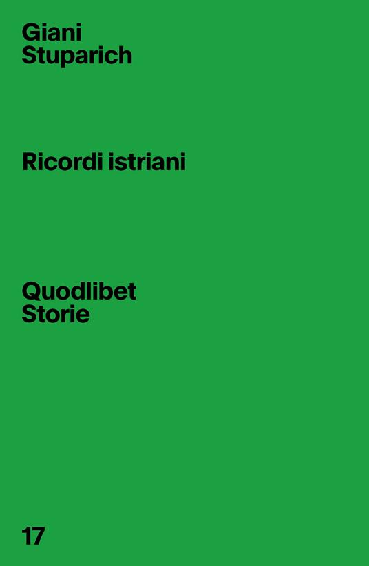 Ricordi istriani - Giani Stuparich - copertina