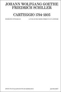 Carteggio 1794-1805. Ediz. integrale