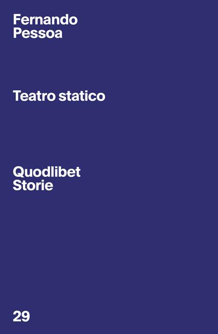 Teatro statico - Fernando Pessoa - copertina