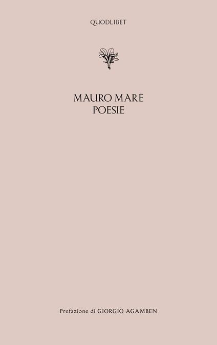 Poesie - Mauro Marè - copertina